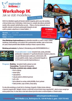 SOUT̎ o ZJEZD na WORKSHOP KALBRIE - Jak se stt modelkou v hodnot 14.500 K :