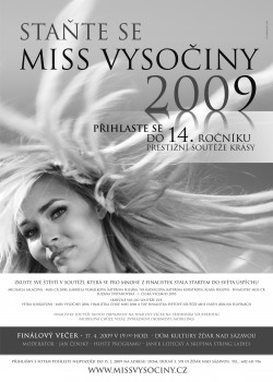 State se Miss Vysoiny 2009, pihlate se do 14. ronku