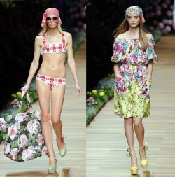 D&G WOMAN FASHION SHOW SUMMER 2011