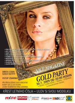 NICE magazine GOLD PARTY